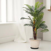 Lush Palm Artificial Tree - Artificial Plant | Indoor Plant|Decorative Plant|Artificial Greenery|Low-Maintenance Plants|Green DecoR|Nature-Inspired Decor | Artificial Plants Room Decor | Tropical Fake Plant in Pot